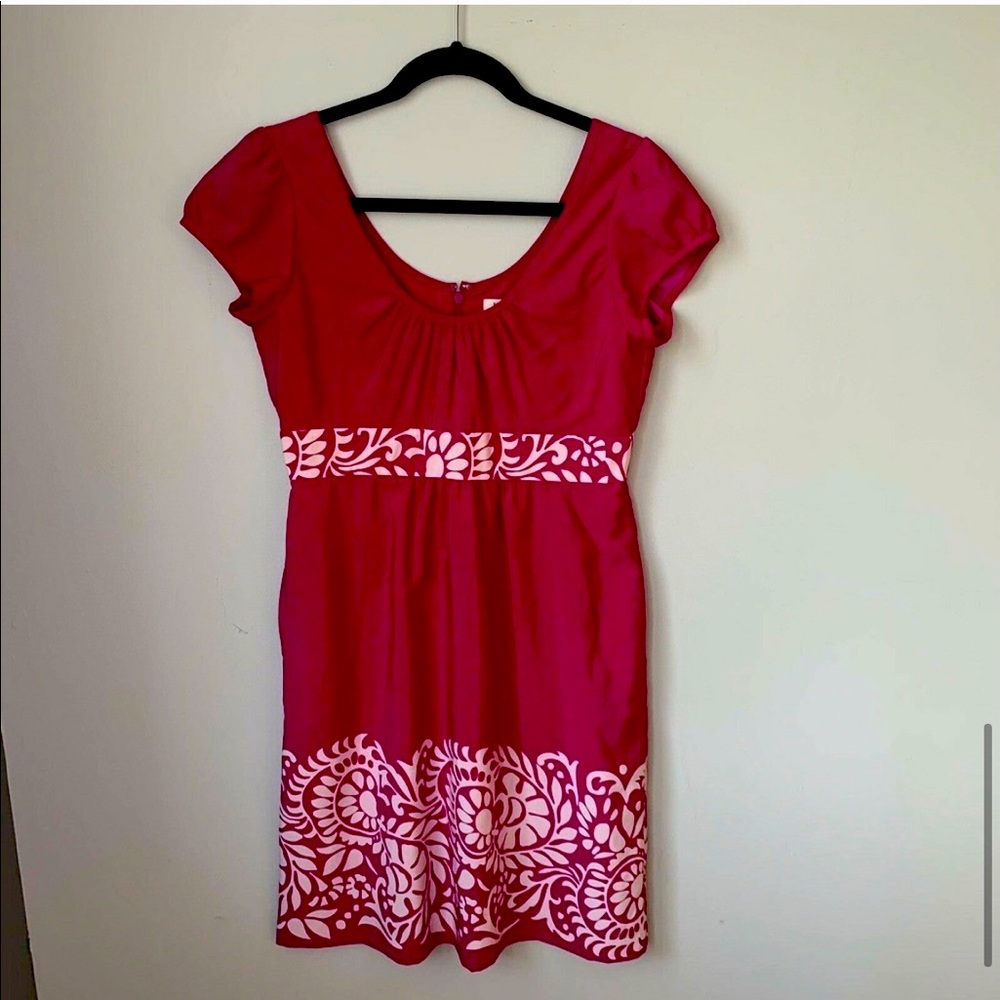 Pink dress! Very cute!